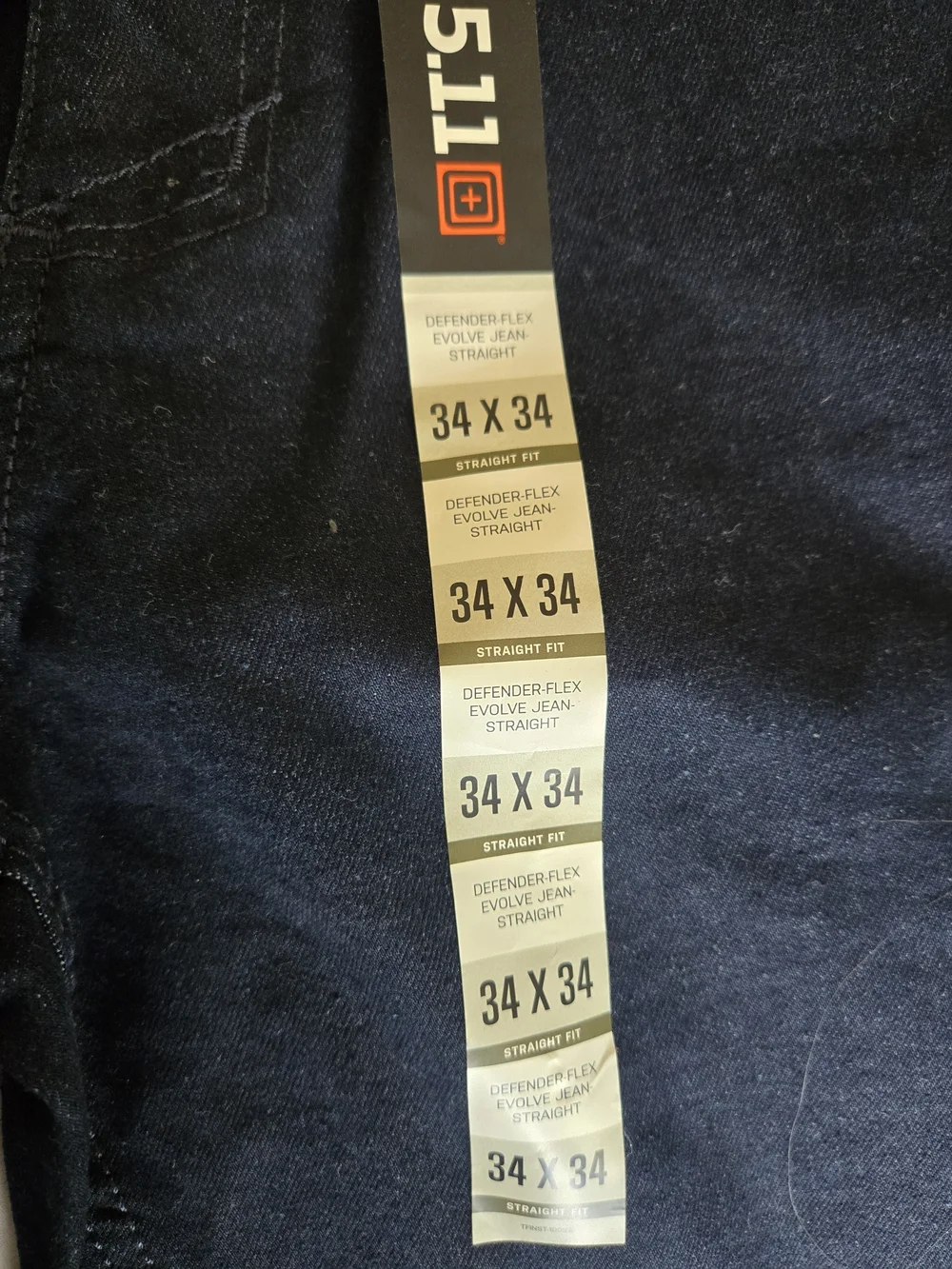 5.11 Tactical Men’s Dark Blue Tactical Jeans - 34x34 - Picture 3 of 5